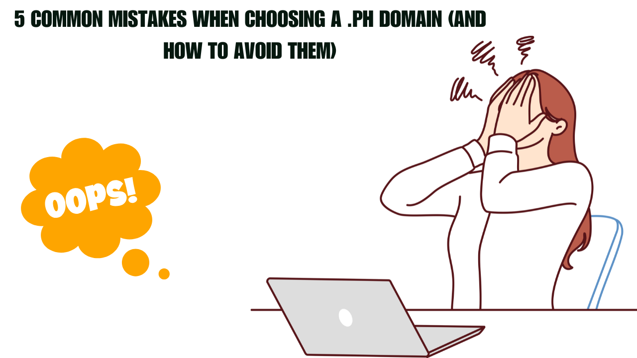 5 Common Mistakes When Choosing a .PH Domain (And How to Avoid Them)